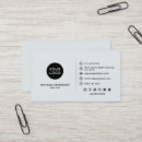Search for off white business cards Professional
