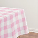 Search for pink and white gingham tablecloths Pattern