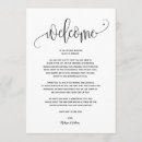 Search for welcome bag note weddings Itinerary