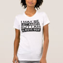 Search for funny left handed tshirts Always right