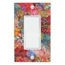 Search for floral light switch covers Colorful