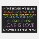 Search for science is real outdoor signs Women's rights