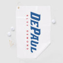 Search for college golf towels Depaul university logo