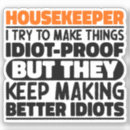 Search for housekeeping stickers Cleaner