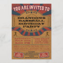 Search for vintage baseball invitations Ticket