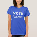 Search for democracy tshirts Blue