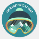 Search for ski stickers Illustration