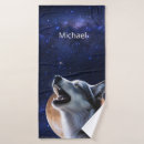 Search for wolf bath towels moon