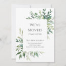 Search for moving announcement cards Green