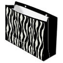 Search for black and white striped gift bags Zebra