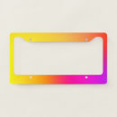 Search for neon license plate frames Gradient