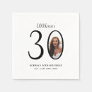 Search for 30th birthday napkins Minimal