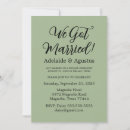 Search for we got married invitations Marriage