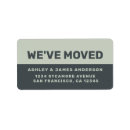 Search for we have moved return address labels New house