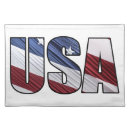 Search for blue and white placemats America