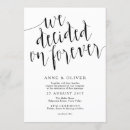 Search for we decided on forever invitations Simple