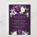 Search for amethyst wedding invitations Simple eucalyptus stylish mid