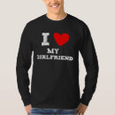 Search for i love my girlfriend mens tshirts Red