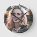 Search for memorial clocks Keepsake