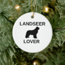 Search for newfoundland dog ornaments Silhouette
