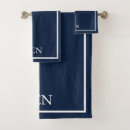 Search for navy and white bath towels Classic
