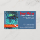 Search for scuba diving business cards Vacation