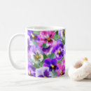 Search for pansy mugs Watercolor