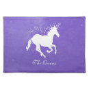 Search for unicorn placemats Purple
