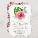 Search for hibiscus birthday invitations Hawaiian