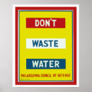 Search for water conservation posters Vintage