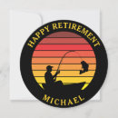 Search for fishing retirement cards Sunset