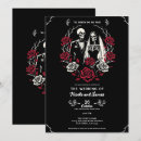 Search for gothic red and black wedding invitations Vintage