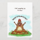 Search for groundhog day cards Woodchuck