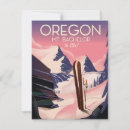 Search for vintage ski invitations Winter