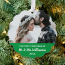 Search for paper photo ornaments Mr and mrs