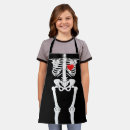 Search for halloween aprons skeleton