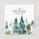 Search for pine tree business cards Elegant