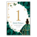 Search for emerald table cards Mis quince anos