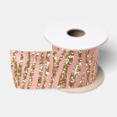 Search for pink and gold ribbon Glam