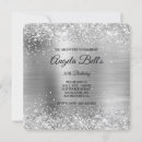 Search for metallic invitations Silver