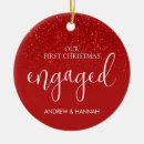 Search for first christmas engaged gifts Elegant script typography