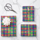 Search for plaid wrapping paper Trendy