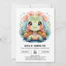 Search for turtle birthday invitations Whimsical