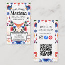 Search for mexican food business cards Catering