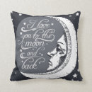 Search for love you to the moon and back pillows Inspirational