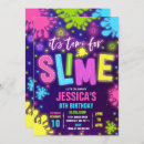 Search for slime invitations Neon