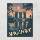 Search for singapore skyline postcards Retro