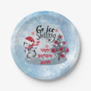 Search for ice skating paper plates Cartoon