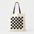 Search for black and white checkered bags For him