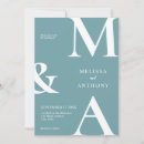 Search for teal wedding invitations Minimalist